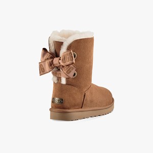 Ugg Customizable Bailey Bow Short Klassiska Stövlar Dam Bruna (389647ULA)